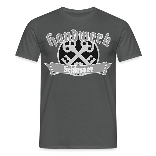 Unisex T-Shirt "Schlosser" Anthrazit Männer T-Shirt