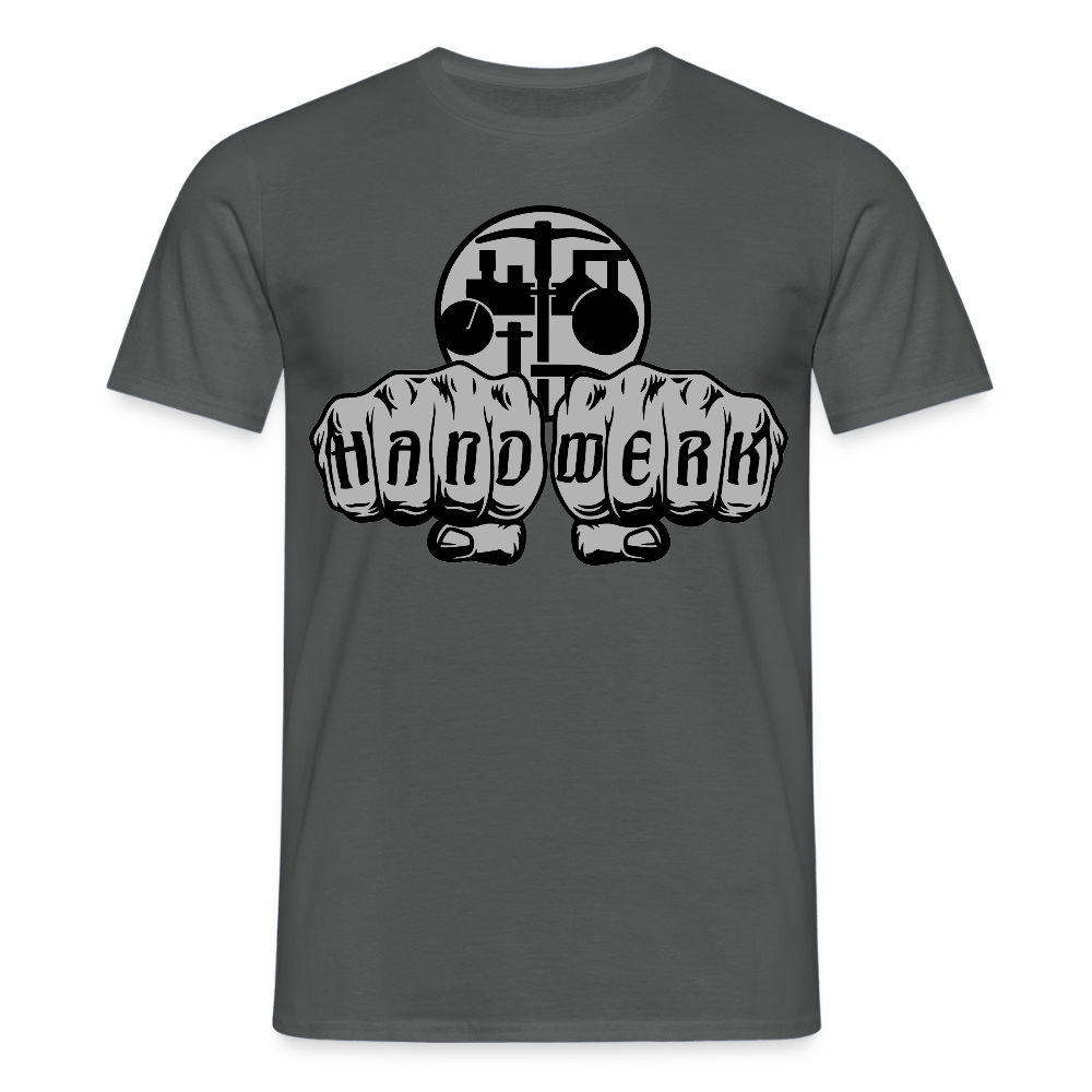 Unisex T-Shirt "Strassenbauer" Anthrazit Männer T-Shirt