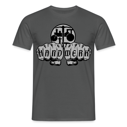 Unisex T-Shirt "Strassenbauer" Anthrazit Männer T-Shirt