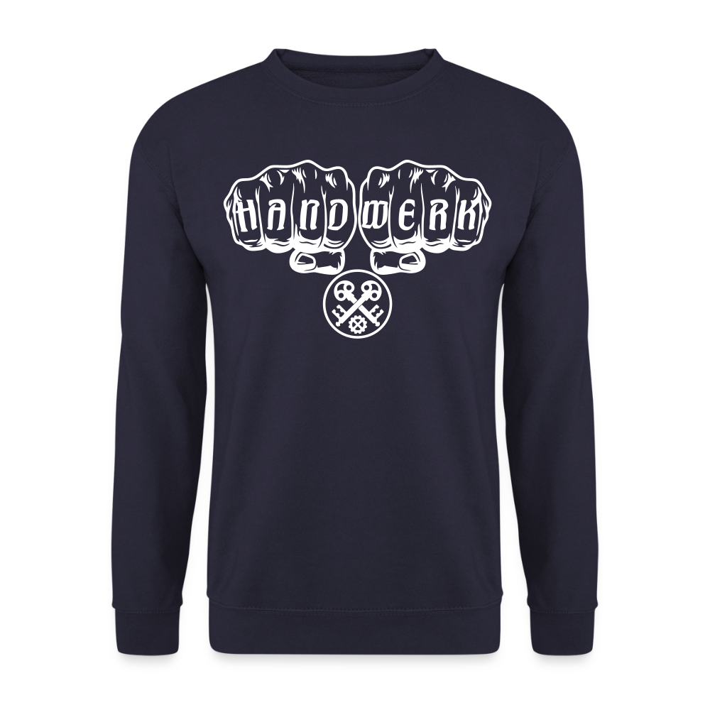 Unisex Pullover "Schlosser" Navy Unisex Pullover