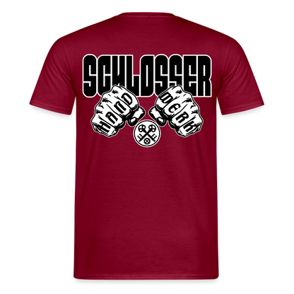 Unisex T-Shirt "Schlosser" Ziegelrot Männer T-Shirt