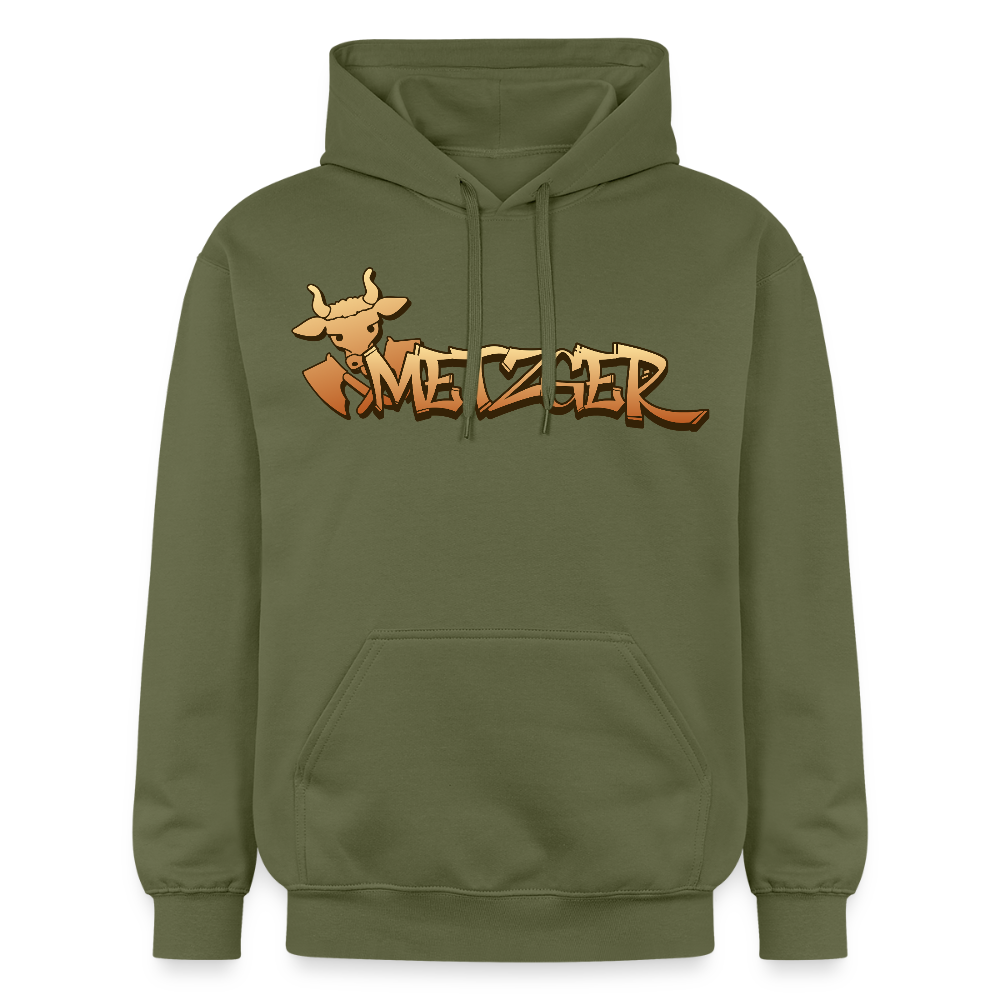 Gildan Unisex Softstyle® "Metzger" Militärgrün Gildan Unisex Softstyle® Midweight Hoodie