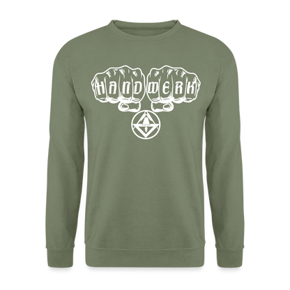 Unisex Pullover "Stuckateur" Armeegrün Unisex Pullover