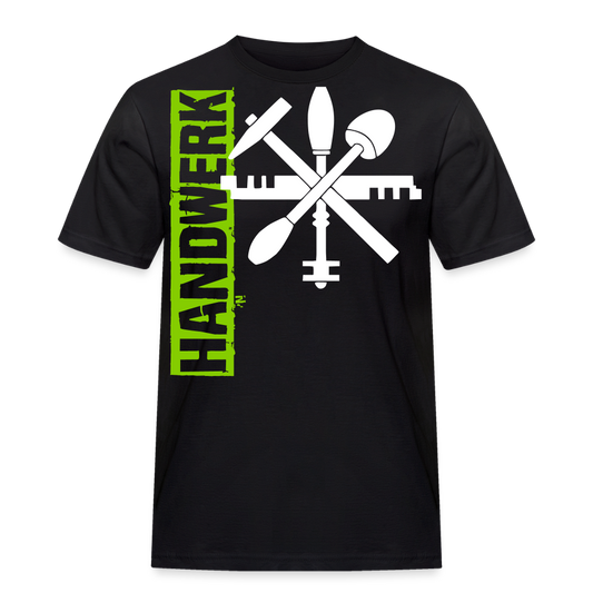 Unisex Workwear T-Shirt "Glaser" Schwarz Männer Workwear T-Shirt