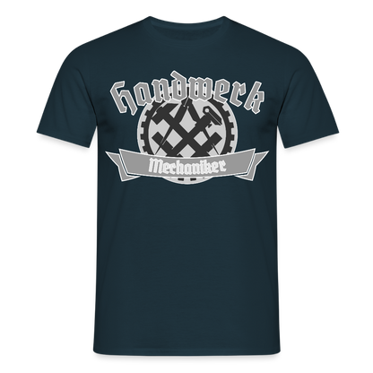 Unisex T-Shirt "Mechaniker" Navy Männer T-Shirt
