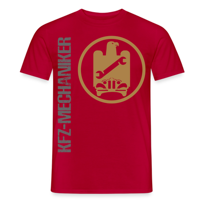 Unisex T-Shirt "KFZ-Mechaniker" von Spreadconnect, neues Design, Männer T-Shirt aus Baumwolle mit Mechaniker-Motiv, bequem und stilvoll