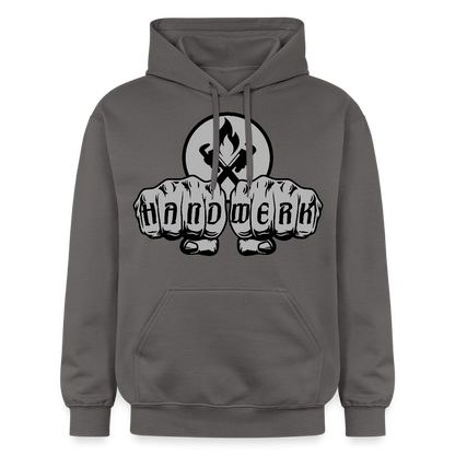 Gildan Unisex Softstyle® "Heizungsbauer" Dunkelgrau Gildan Unisex Softstyle® Midweight Hoodie