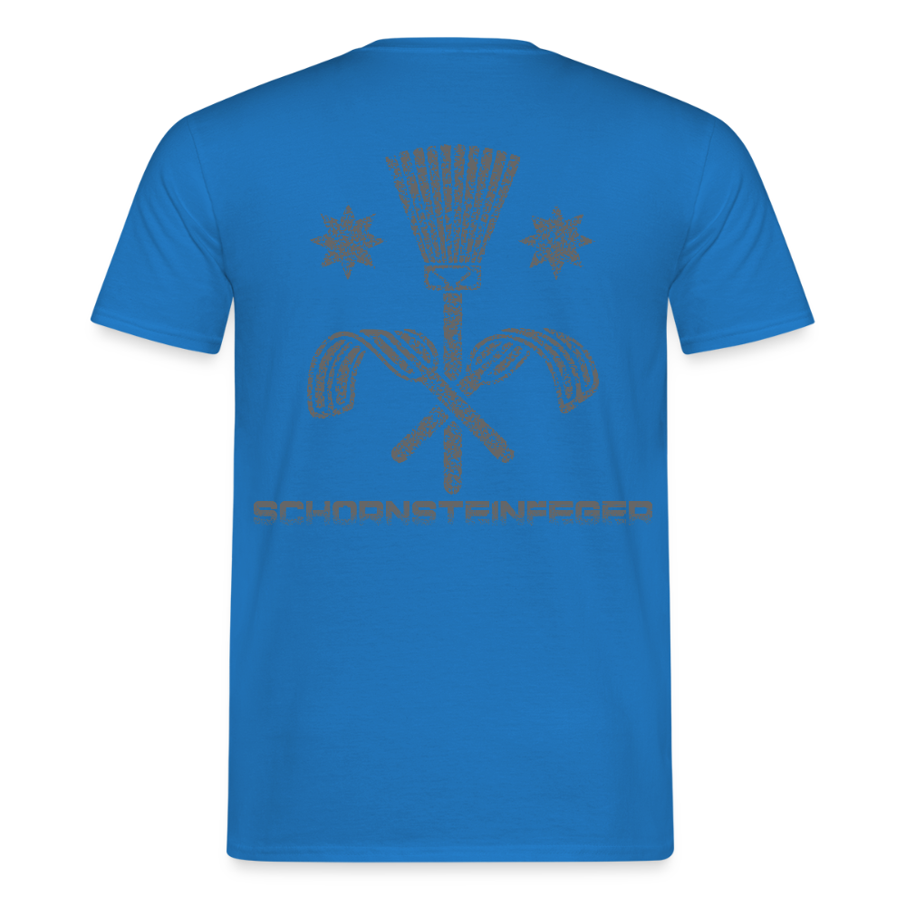 Unisex T-Shirt "Schornsteinfeger" Royalblau Männer T-Shirt