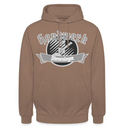 Unisex Hoodie "Fliesenleger" Mokka Unisex Hoodie