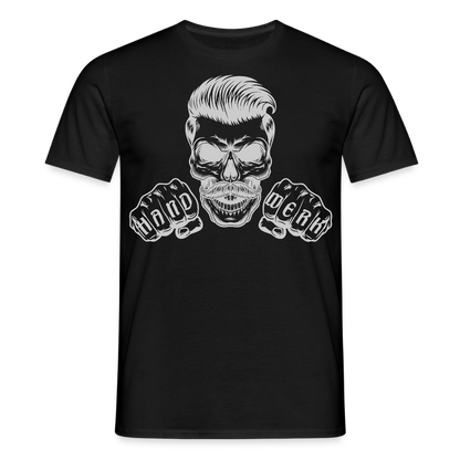 Unisex T-Shirt "Skull-Handwerk" Schwarz Männer T-Shirt