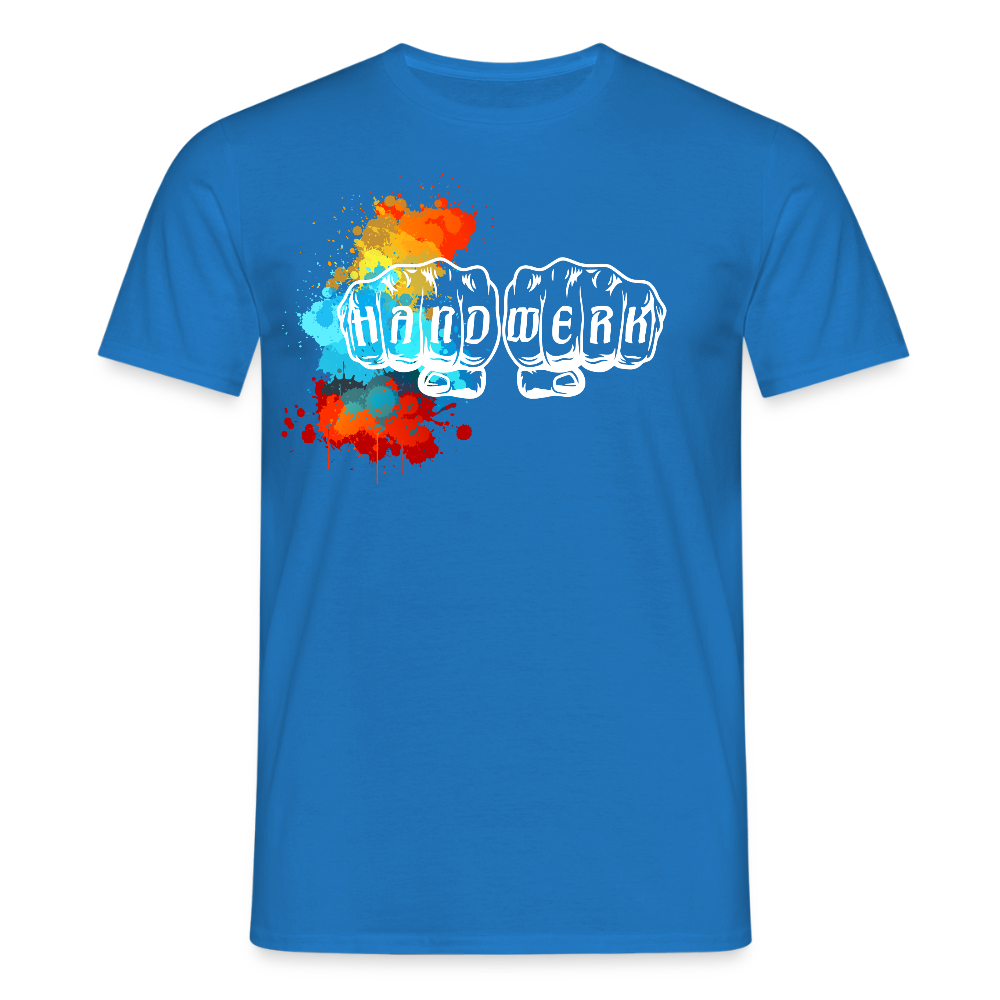 Unisex T-Shirt "Splash" Royalblau Männer T-Shirt