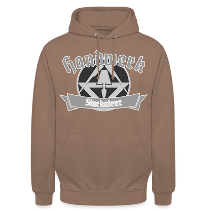 Unisex Hoodie "Stuckateur" Mokka Unisex Hoodie