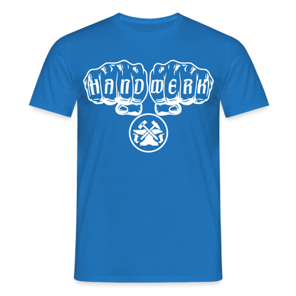 Unisex T-Shirt "Metallbauer" Royalblau Männer T-Shirt
