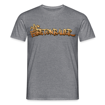 Unisex T-Shirt "Betonbauer" Graphit meliert Männer T-Shirt