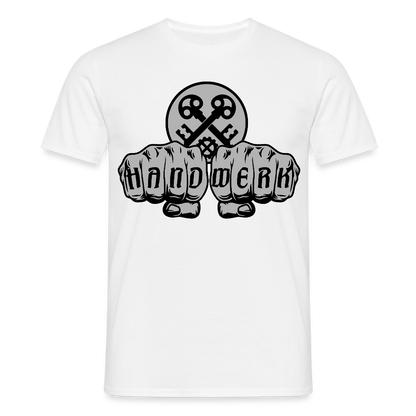 Unisex T-Shirt "Schlosser" Weiß Männer T-Shirt