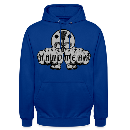 Unisex Hoodie "Schornsteinfeger" Royalblau Unisex Hoodie