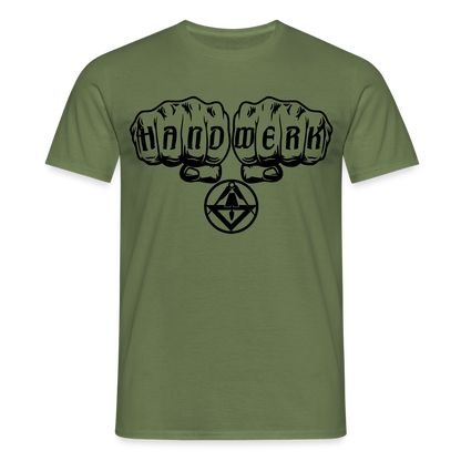 Unisex T-Shirt "Stuckateur" Militärgrün Männer T-Shirt