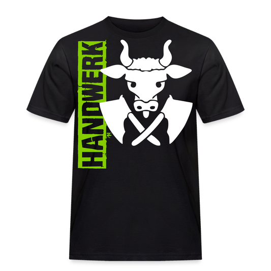 Unisex Workwear T-Shirt "Metzger" Schwarz Männer Workwear T-Shirt