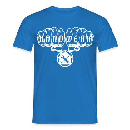 Unisex T-Shirt "Hausmeister" Royalblau Männer T-Shirt