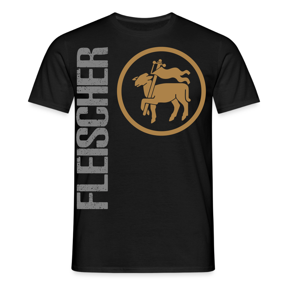Unisex T-Shirt "Fleischer" Schwarz Männer T-Shirt