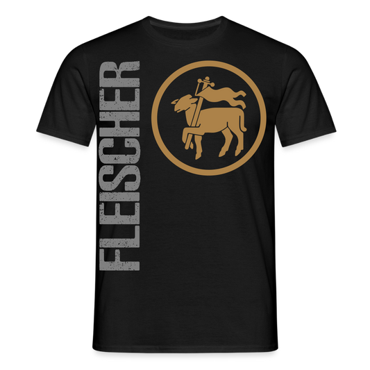 Unisex T-Shirt "Fleischer" Schwarz Männer T-Shirt
