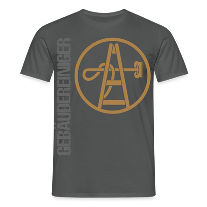 Unisex T-Shirt "Gebäudereiniger" Anthrazit Männer T-Shirt