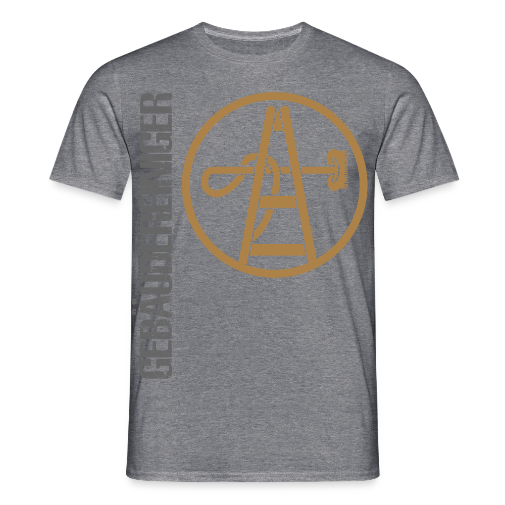 Unisex T-Shirt "Gebäudereiniger" Graphit meliert Männer T-Shirt