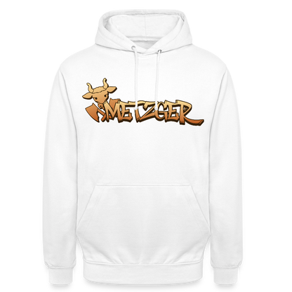 Unisex Hoodie "Metzger" Weiß Unisex Hoodie