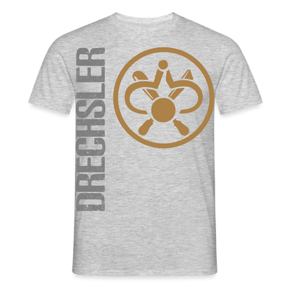 Unisex T-Shirt "Drechsler" Grau meliert Männer T-Shirt