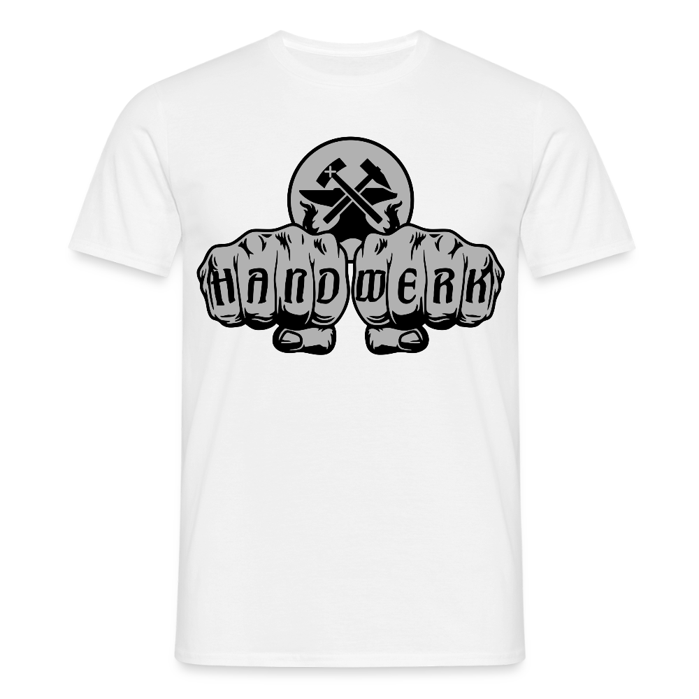 Unisex T-Shirt "Metallbauer" Weiß Männer T-Shirt
