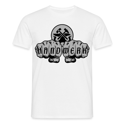 Unisex T-Shirt "Metallbauer" Weiß Männer T-Shirt