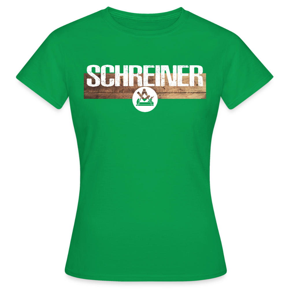 Frauen T-Shirt "Schreiner" Kelly Green Frauen T-Shirt
