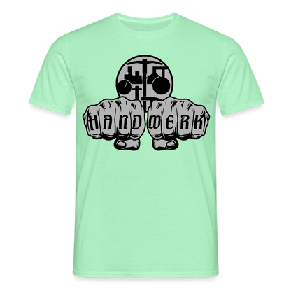 Unisex T-Shirt "Strassenbauer" Mintgrün Männer T-Shirt