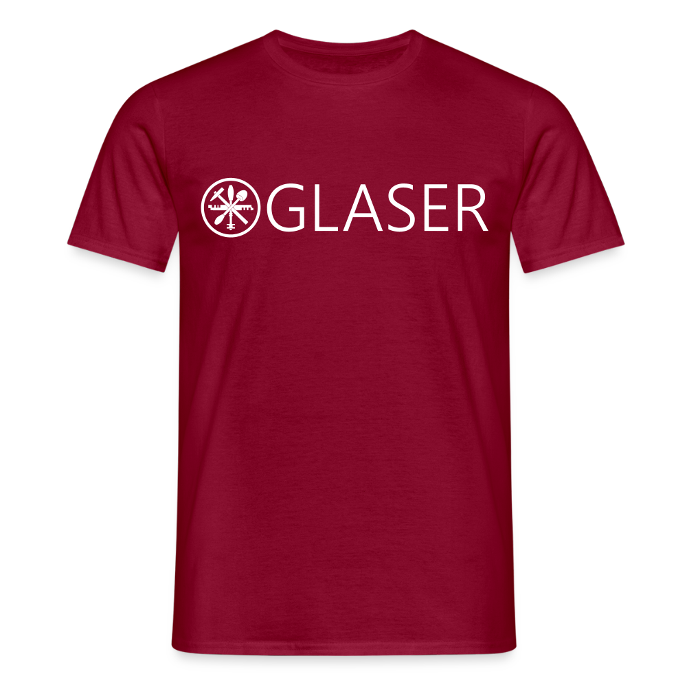 Unisex T-Shirt "Glaser" Ziegelrot Männer T-Shirt