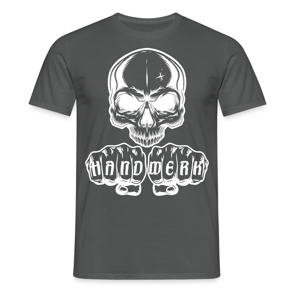 Unisex T-Shirt "Skull-Handwerk" Anthrazit Männer T-Shirt