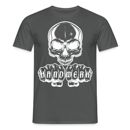 Unisex T-Shirt "Skull-Handwerk" Anthrazit Männer T-Shirt