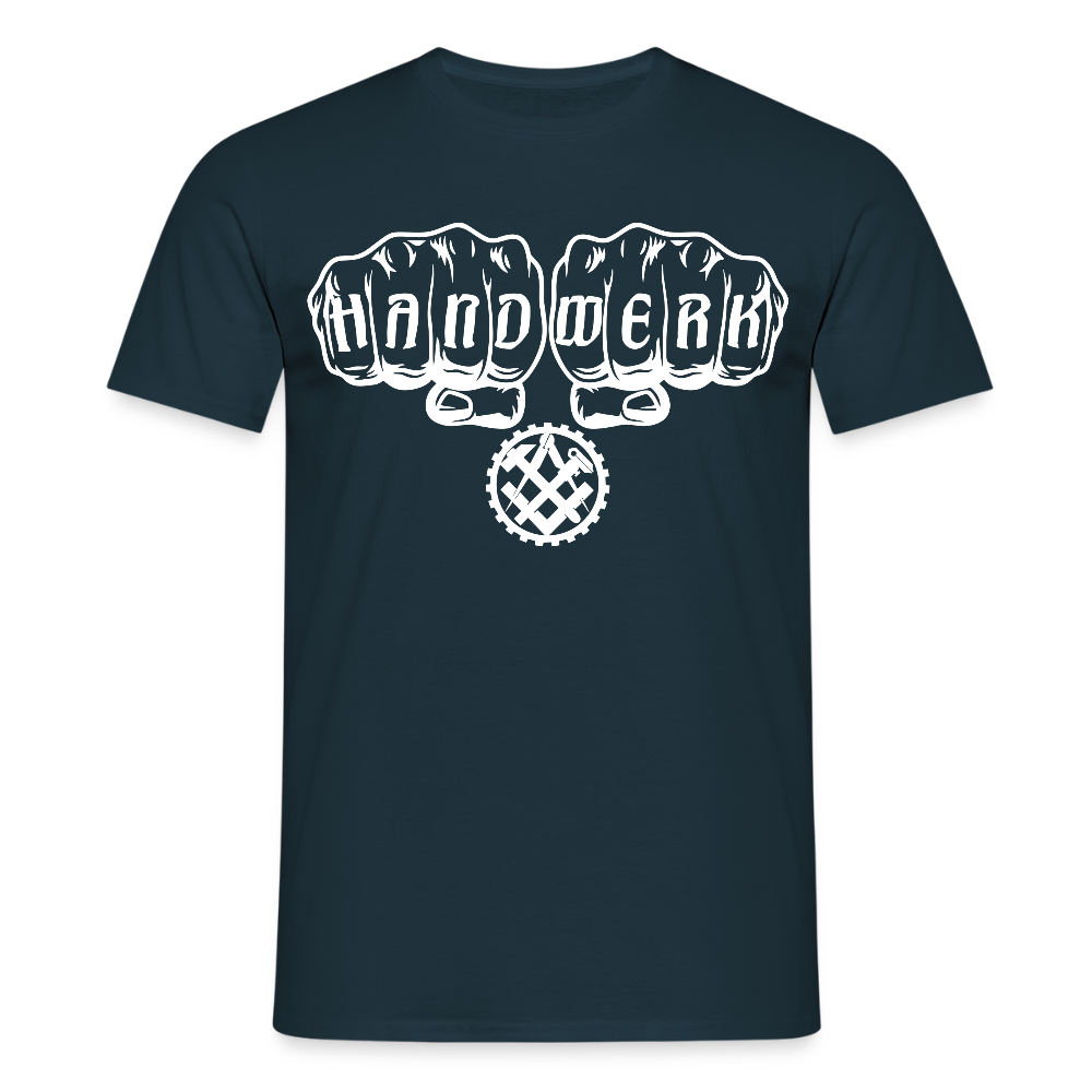 Unisex T-Shirt "Mechaniker" Navy Männer T-Shirt