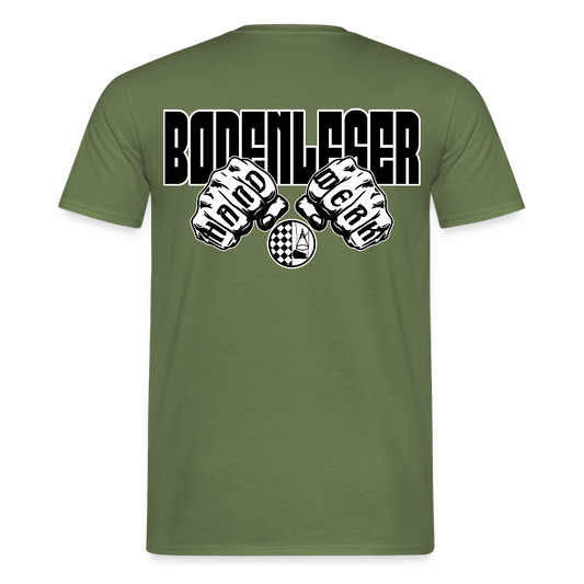 Unisex T-Shirt "Bodenleger" Militärgrün Männer T-Shirt