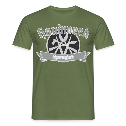 Unisex T-Shirt "Spengler" Militärgrün Männer T-Shirt