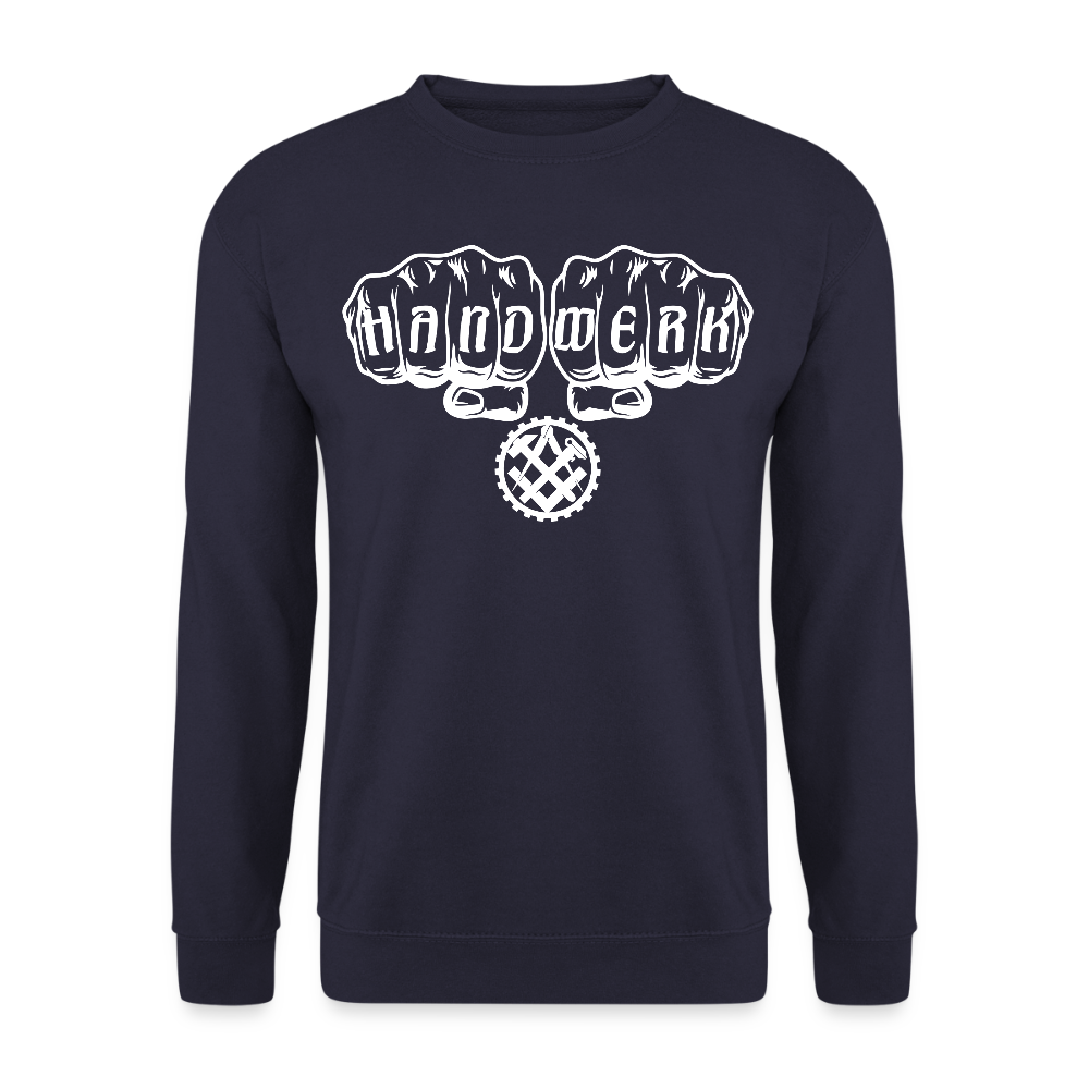 Unisex Pullover "Mechaniker" Navy Unisex Pullover
