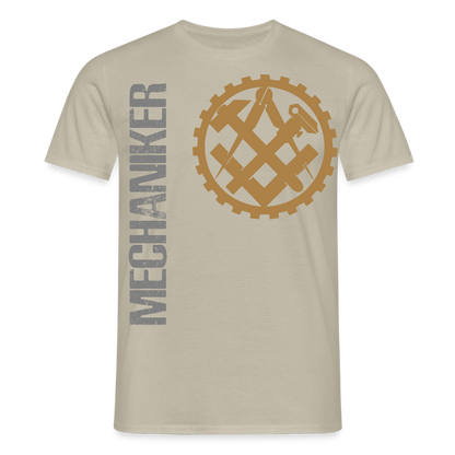 Unisex T-Shirt "Mechaniker" Sandbeige Männer T-Shirt