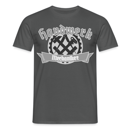 Unisex T-Shirt "Mechaniker" Anthrazit Männer T-Shirt