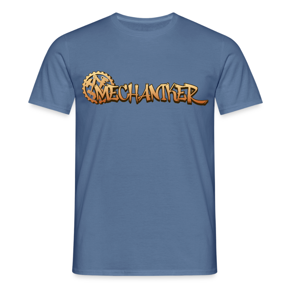 Unisex T-Shirt "Mechaniker" Taubenblau Männer T-Shirt