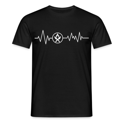 Unisex T-Shirt "Heizungsbauer" Schwarz Männer T-Shirt