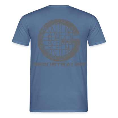 Unisex T-Shirt "Gerüstbauer" Taubenblau Männer T-Shirt