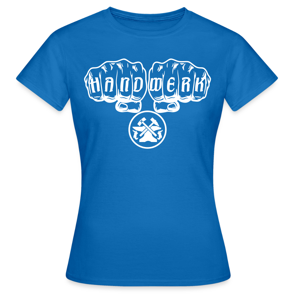 Frauen T-Shirt "Metallbauer" Royalblau Frauen T-Shirt