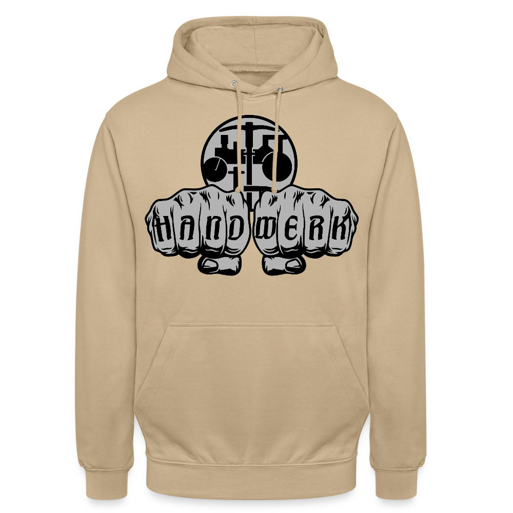 Unisex Hoodie "Strassenbauer" Beige Unisex Hoodie
