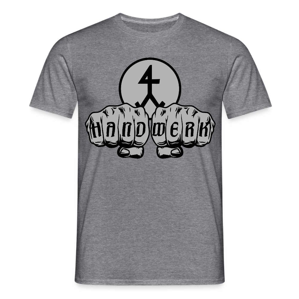 Unisex T-Shirt "Steinmetz" Graphit meliert Männer T-Shirt