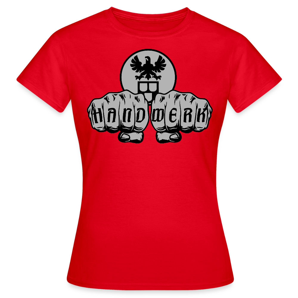 Frauen T-Shirt "Maler" Rot Frauen T-Shirt
