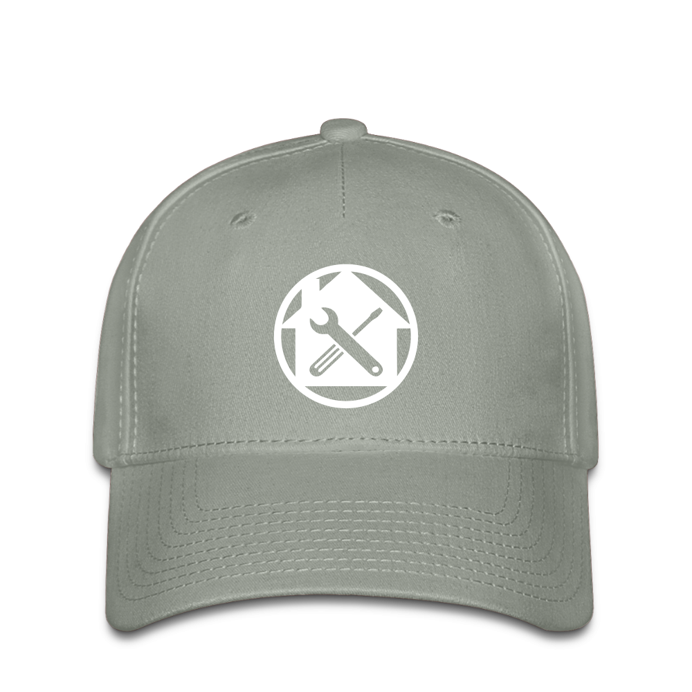 Flexfit Cap "Hausmeister" Grüngrau Flexfit Cap